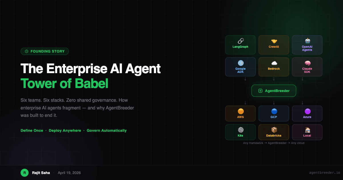 The Enterprise AI Agent Tower of Babel: Why I Built AgentBreeder